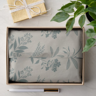 Tuin Droom Elegante Botanische Silhouet - beige Tissuepapier