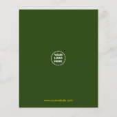 Tuin en landschapsarchitectuur Custom Services Flyer (Achterkant)