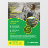 Tuin- en landschapsdiensten Ramenstickers Raamsticker (Vel)