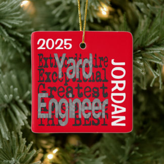 Tuin Engineer Extraordinaire Aangepast Keramisch Ornament