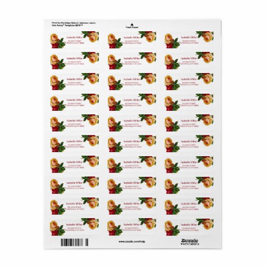 tuin etiket (Full Sheet)