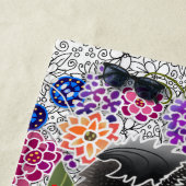 TUIN FEEST chow strand handdoek witte achtergrond (In situ)