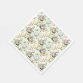 Tuin Feest Konijnenfeest Servet (Hoek)