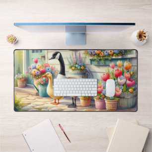 Tuin Ganzen Lente Illustratie Bureaumat