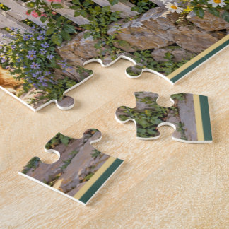 Tuin Gast Goud Retriever Puzzel