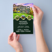 Tuin gazon maaien zorg moderne Flyer (Hand)