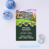 Tuin gazon maaien zorg moderne Flyer (Enkel)