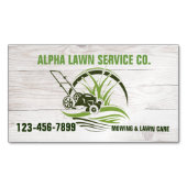 Tuin gazon zorg landschap landschapsarchitectuur g magnetisch visitekaartje (Voorkant)