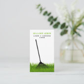 Tuin gazon zorg landschapsarchitectuur moderne gra visitekaartje (Staand voorkant)