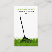 Tuin gazon zorg landschapsarchitectuur moderne gra visitekaartje (Voorkant)