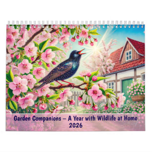 Tuin Genoten – Een Jaar met Wilde Dieren Thuis 2 Kalender