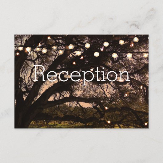 Tuin Glans Ontvangstkaart Informatiekaartje (Achterkant)