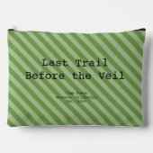 Tuin Groen Gestreepte Bruidsmeisje Bachelorette Etui (Voorkant)