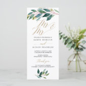 Tuin Groenen Gay Wedding Programma - Mr & Mr. (Staand voorkant)