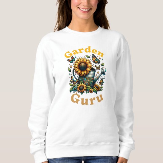 Tuin Guru Watering Can Tuin Sweatshirt (Voorkant)