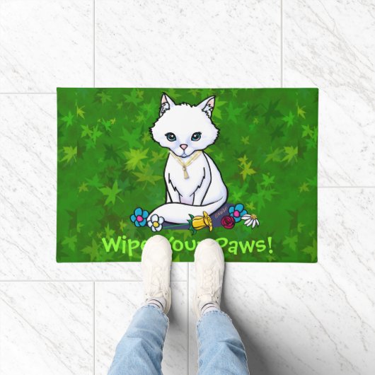 Tuin Helper Leuke Kat Deurmat (Binnen)