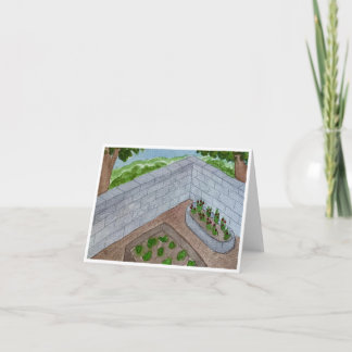 Tuin Hoek Wenskaart Kaart