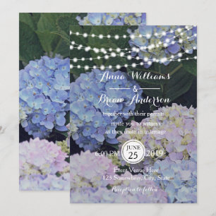 Tuin Hydrangea Slinger van Lichtjes Huwelijksuitno Kaart