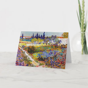 Tuin in Arles, Van Gogh Kaart