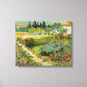 Tuin in Arles Vincent van Gogh Canvas Afdruk