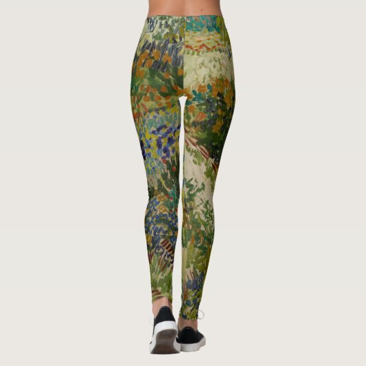 Tuin in Arles - Vincent Van Gogh Leggings (Achterkant)