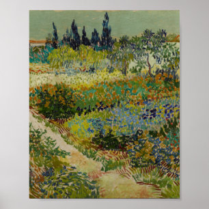 Tuin in Arles - Vincent Van Gogh Poster