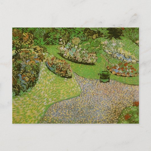 Tuin in Auvers (F814) Van Gogh Fine Art Briefkaart (Voorkant)