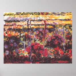 Tuin in Giverny - Claude Monet - c1900 Poster