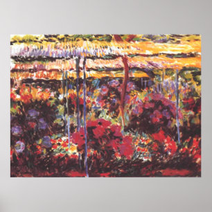 Tuin in Giverny - Claude Monet - c1900 Poster
