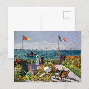 Tuin in Sainte-Adresse Claude Monet Briefkaart