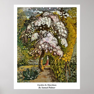 Tuin in Shoreham door Samuel Palmer Poster