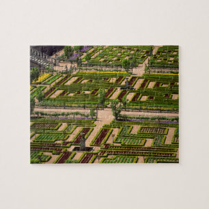 Tuin in Villandry Chateau, Indre-et-Loire, 2 Legpuzzel