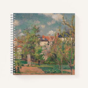 Tuin in vol zonlicht, Camille PIssarro, 1876 Notitieboek