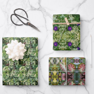 Tuin Kaleidoscoop Lente Ontwerp  Inpakpapier Vel
