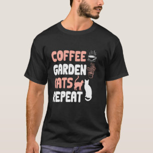 Tuin Kat Koffie Tuinman Katten T-shirt
