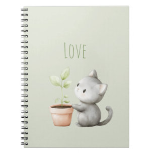 Tuin Kat met Plantenliefde Notitieboek