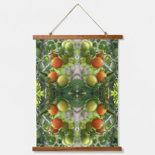 Tuin Kerstomaatjes Abstracte Natuur Hangend Wandkleed