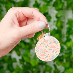 Tuin Kevers en Bladeren Patroon Sleutelhanger