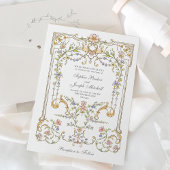  tuin | Kleurrijke Luxe bruiloft Kaart