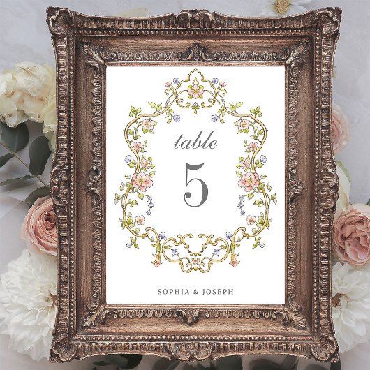  tuin | Kleurrijke Luxe bruiloft Kaart