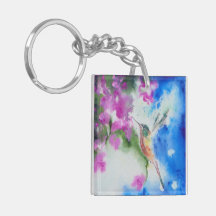 Tuin kolibrie Sleutelhanger Gift