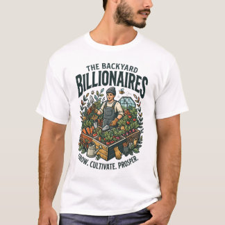 Tuin Kunst voor Miljonairs in de Achtertuin T-shirt
