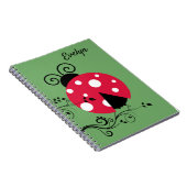 Tuin Lieveheersbeestje Spiraal Notebook Notitieboek (Rechterzijde)