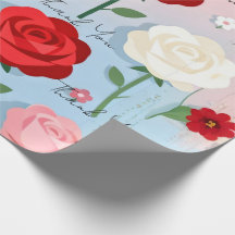Tuin met Oude Rozen - Inpakpapier