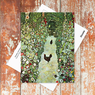 Tuin met Roosters Gustav Klimt Briefkaart