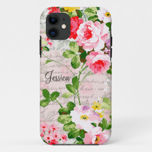 Tuin met vintage victoriaanse fantasie iPhone 11 hoesje