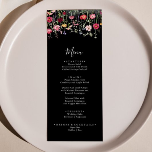 Tuin Multicolor Wildflower Diner Menu