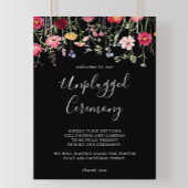 Tuin Multicolor Wildflower Unplugged Ceremony Poster