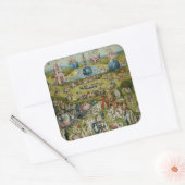 Tuin of Earthly Delights, 1490-1500 Vierkante Sticker (Envelop)