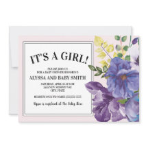 Tuin Paars Geel Roze Bloem Meisje Baby Shower